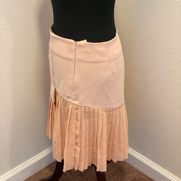 Dalia Light Pink Pleated Skirt Short Wedding Size 4 NEW - Picture 4 of 7